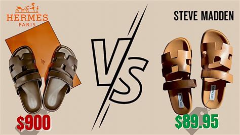 hermes gladiator sandals dupe|Hermes sandals vs steve madden.